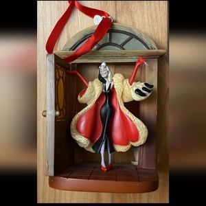 DISNEY 101 Dalmations Cruella De Vil Christmas ornament